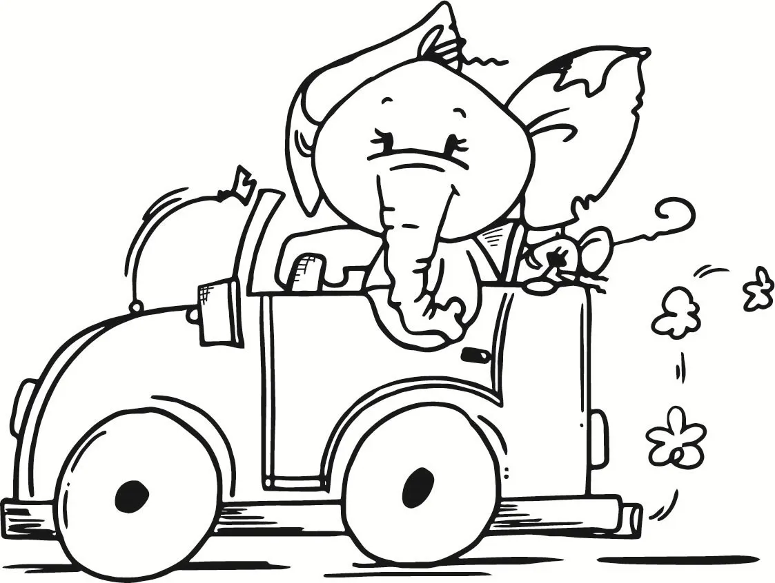 Прозрачные силиконовые штампы со слоном 10x8 для самостоятельного