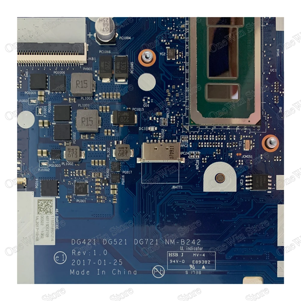 I3-6006U GMR1 2G 4G 5B20N86794 DG421 DG521 DG721 NM-B242 для Ideapad 320-15ISK 80XH 320-17ISK 80XJ Lenovo V320-17ISK 81B6 ноутбук -