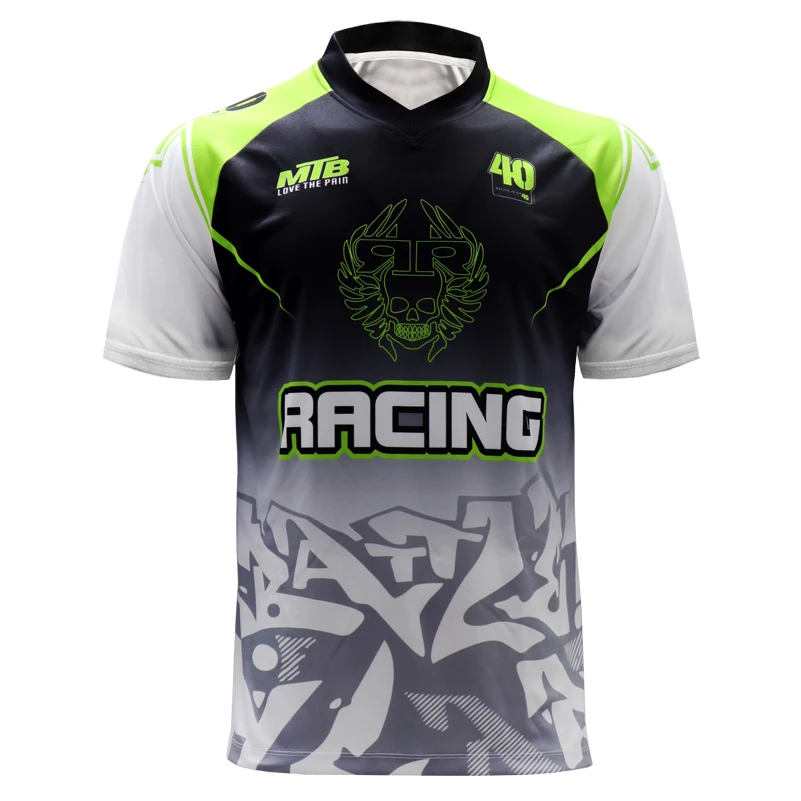 Футболка для мотокросса MTB Jersey Downhil Mountainbike DH MX Motorfiets Kleding Ropa Voor Mannen быстросохнущая