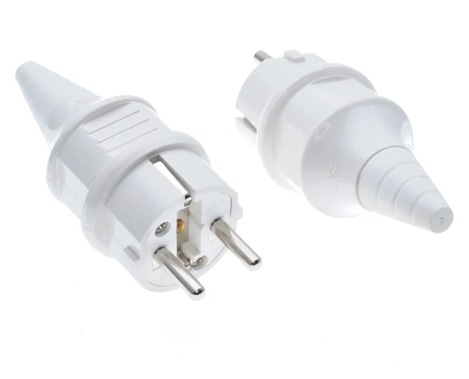 Штепсельная вилка подключения европейского стандарта ЕС штепсельная Вилка