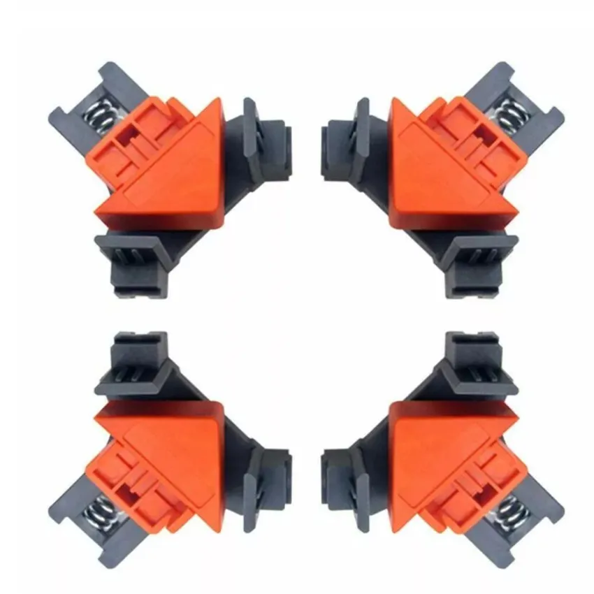 ASCENDAS 4 шт. деревообрабатывающий зажим под углом 90 градусов для быстрого