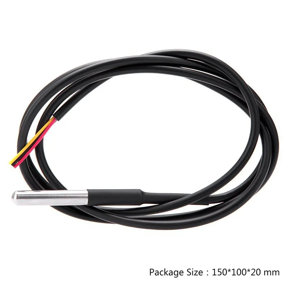

DS18B20 Waterproof Digital Temperature Sensor Thermistor Thermal Cable 5pcs Essential Accessories
