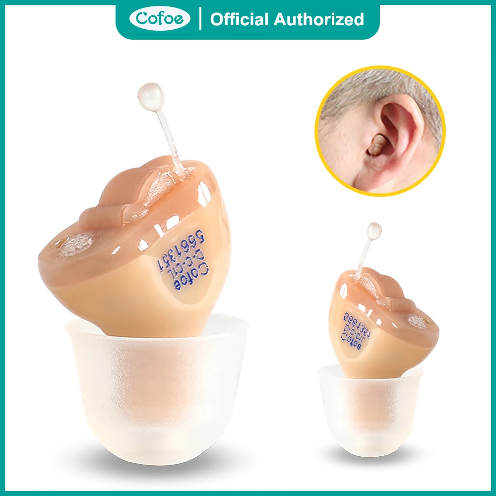 

Cofoe Hearing Aid Invisible Hearing Aids For The Elderly Mini Sound Amplifier Ear Aid for the Hearing-impaired Patient hear aid