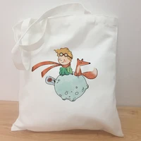 handbags canvas tote bag custom print logo text daily use diy ecologicas reusable shopping bag recycle handbag travel casual