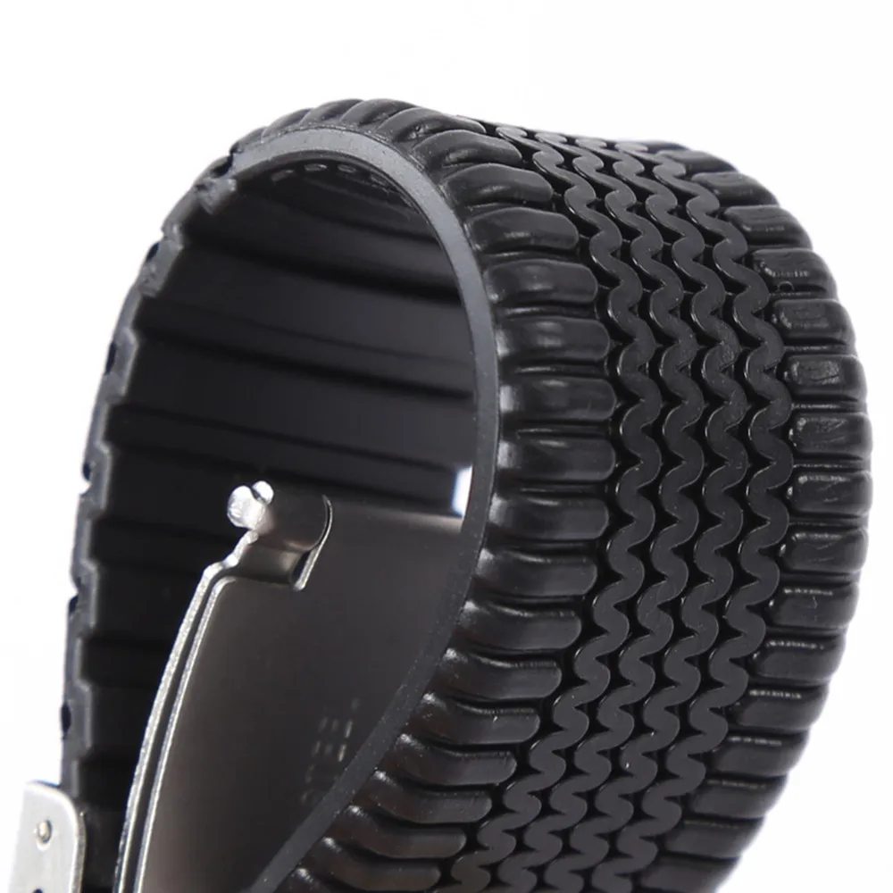 

4Styles Sports Watch Band 20mm 22mm Soft Silicone Rubber Strap Steel Buckle Bracelet Wrist WatchBand watch accessories