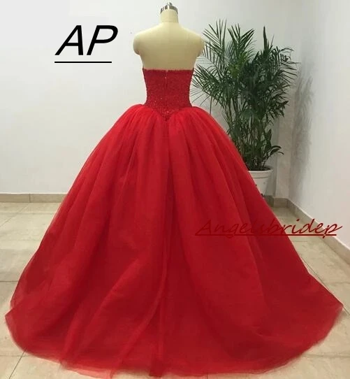 

ANGELSBRIDEP Tulle Ball Gown Quinceanera Dress 2021 Elegant Beadings Sequins For 15 Years Vestidos De 15 Anos Vestido Debutante