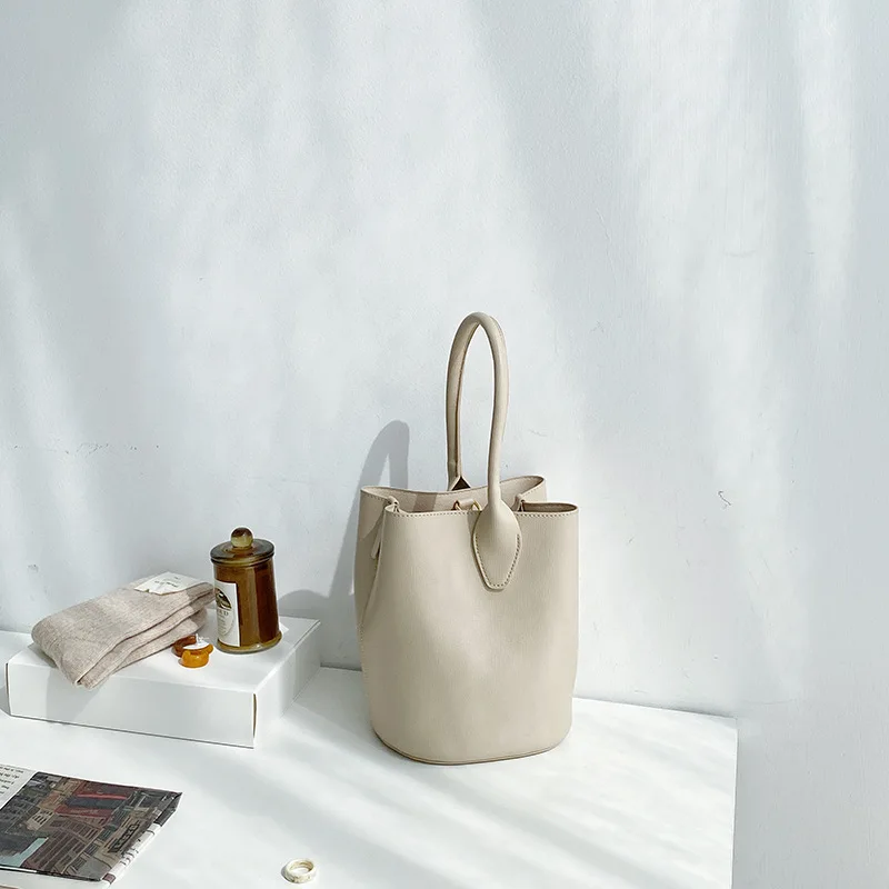 

Korean new style women's bag single shoulder slanting Bag Fashion retro handbag bucket bag trend