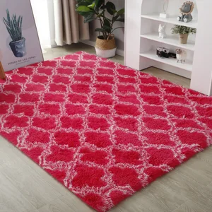 Ковер напольный, ворсистый, с принтом тай-дай, для детской комнаты, пушистые коврики, искусственный мех, коврики для гостиной, шелковые коврики