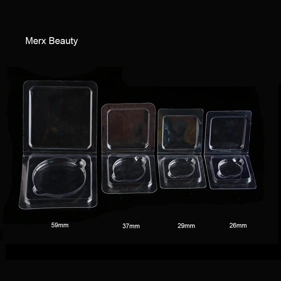 ПВХ раскладушка Пластик блистер палитры теней для век Пресс кастрюли тени