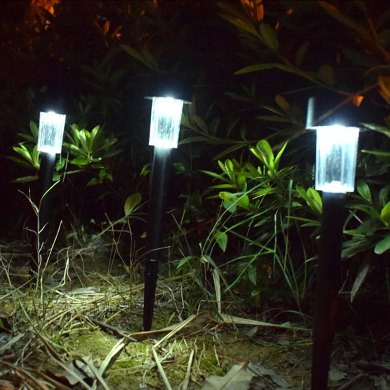 

10pcs / lot LED solar power light garden lawn ground lights courtyard waterproof solar road lamp landscape light