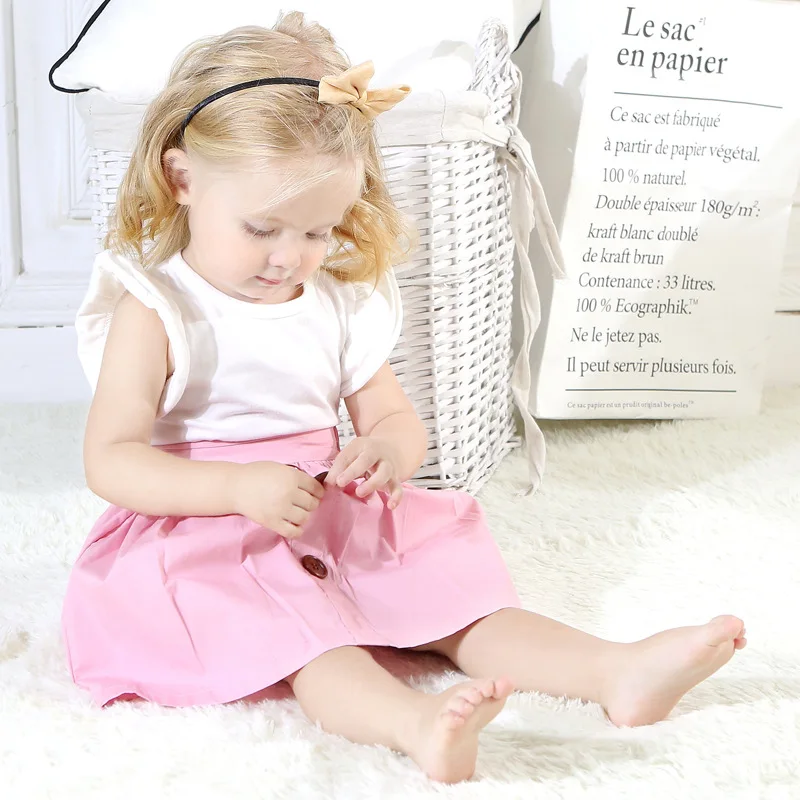 Юбка для маленьких девочек на весну и зиму детские пляжные юбки с цветочным