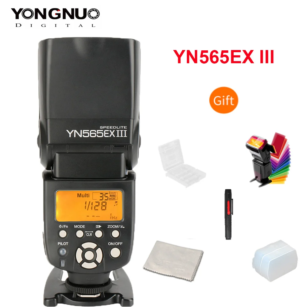 Беспроводная TTL вспышка YONGNUO YN565EX III Speedlite GN58 высокоскоростная рециркуляционная