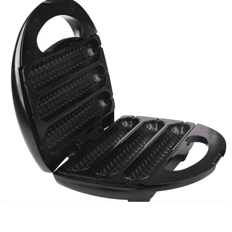 220 В ЕС электрический вафель колбасы машина Хрустящие французские хот-дог на