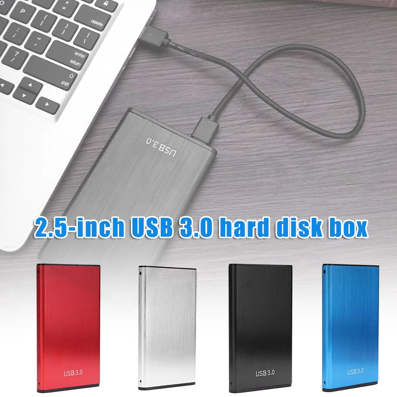 

2.5Inch Hard Disk Box Aluminum Alloy HDD Hard Case USB3.0 to SATA for Windows Vista JHP-Best