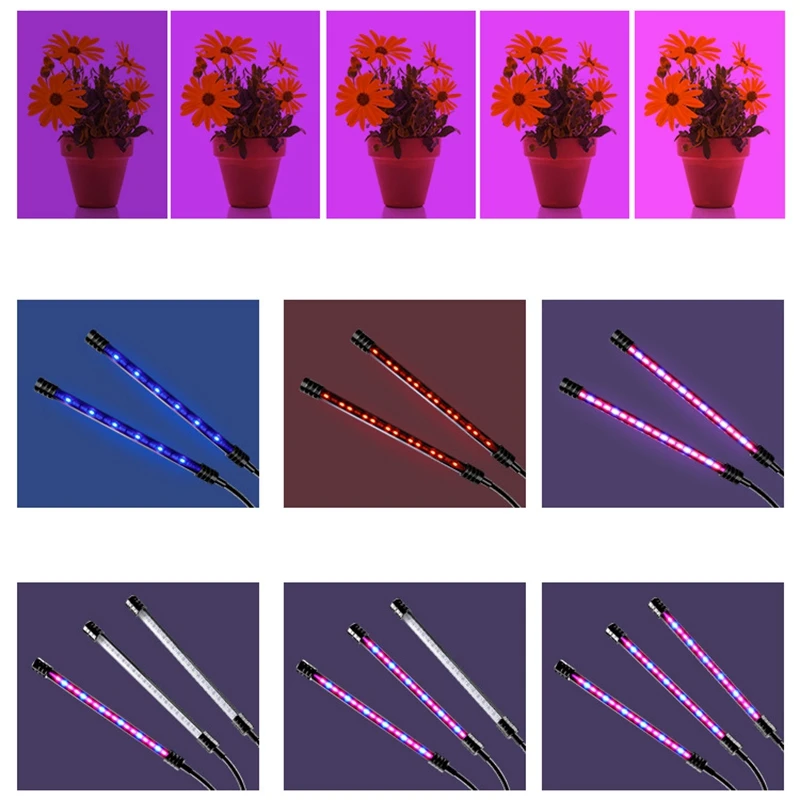 

USB 45W Plant Grow Lamp,Led Full Spectrum Growth Light Bulbs Seedling Flower Phyto Lamp for Indoor Hydroponic Plants