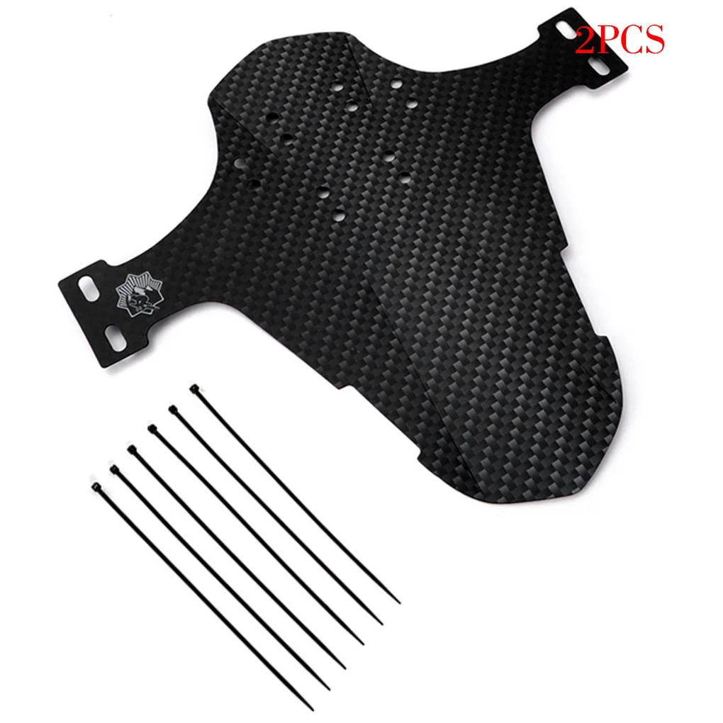 

2pcs Bicycle Fenders Colorful Front Rear Tire Wheel Fenders MTB Plastic Mudguard Mountain Bike Road Cycling Fix Gear Accessories