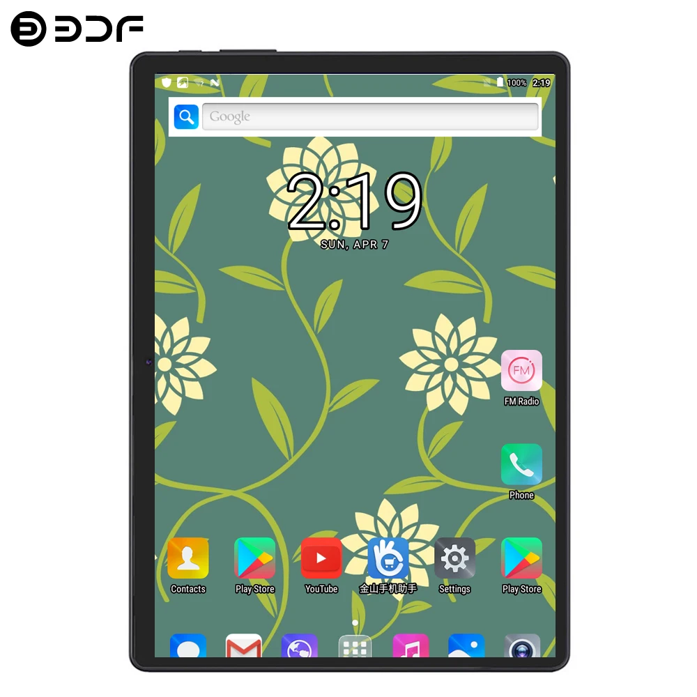 BDF горячая Распродажа планшет 10 дюймов 3g 4G LTE планшетный ПК Android 7,0 Восьмиядерный 4 Гб ram 64 ГБ rom WiFi 10,1 планшет ips 1280*800 Tab