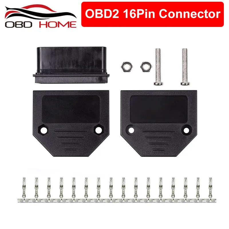 5 шт автомобильные аксессуары OBD2 гнездовой разъем 16 Pin мужской OBD переходник с