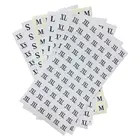 Самоклеящиеся наклейки для одежды, одежды, обуви, размер XsSMLXl