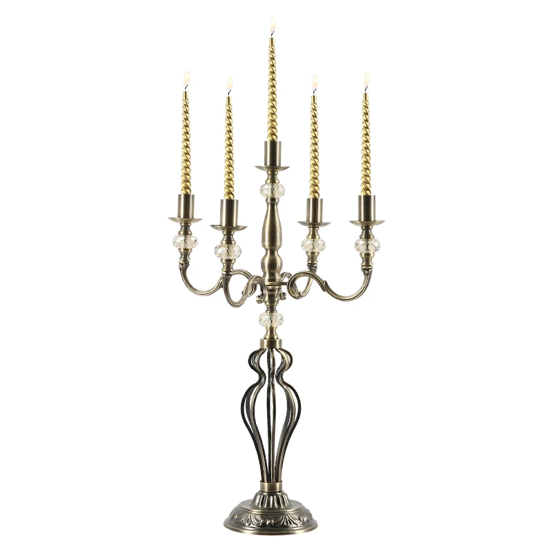 Гламурный подсвечник настольная подставка Романтический Роскошный Высокий