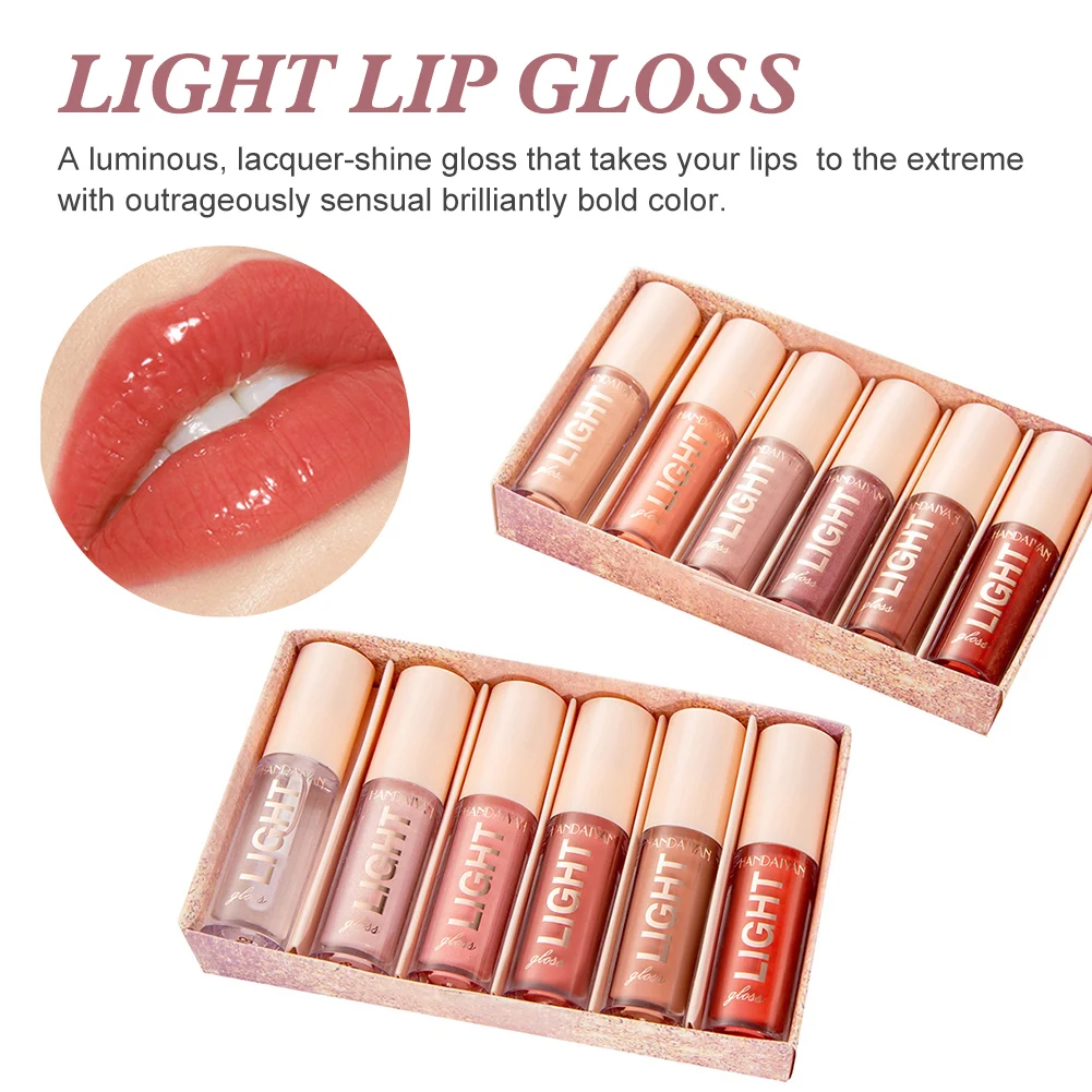 

Matte Liquid Lipstick Set Long-lasting Waterproof Non-Sticky Lip Gloss Set Lip Moisturizer Makeup Perfect Gift for Girls Women