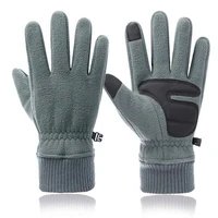 winter cycling thermal gloves warm fleece touch screen gloves outdoor full finger non slip for sports ski snowboard glove