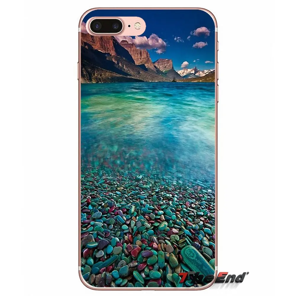 Для Apple IPhone X 4 4S 5 5S SE 5C 6 S 7 8plus Plus 8 для корпуса Бирюза Камень Флора перо ТПУ чехол