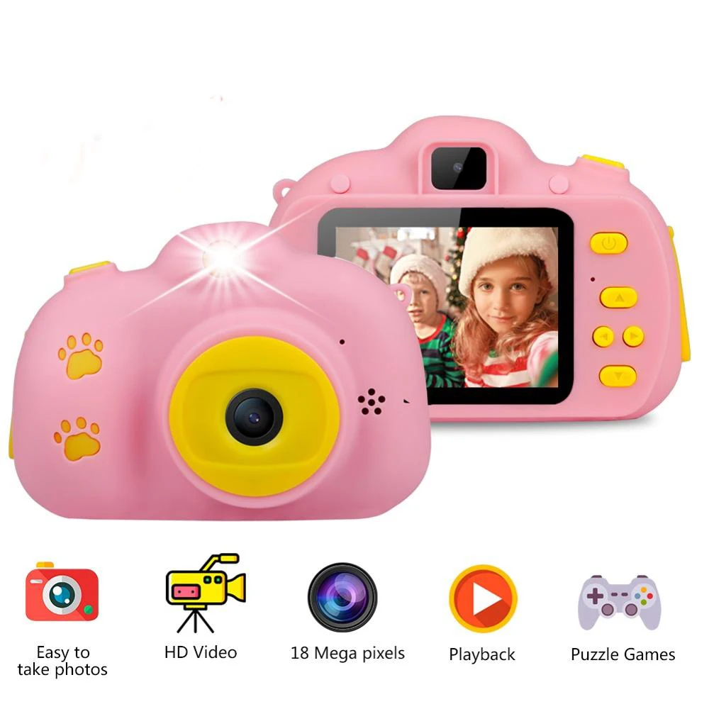 

AMYGOJJ Camera Photo Video X700 Kids Camera Toys 18MP HD Digital Camera Support 32G Card 2.4inches Screen Dual Selfie Video Game
