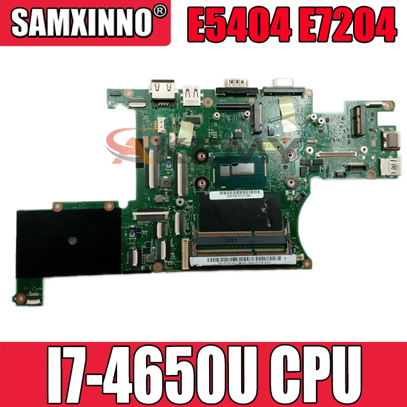 

Original Laptop motherboard For DELL Latitude 14 ruggde E5404 E7204 Mainboard 0X5VFR CN-0X5VFR COMBO SR16H I7-4650U CPU