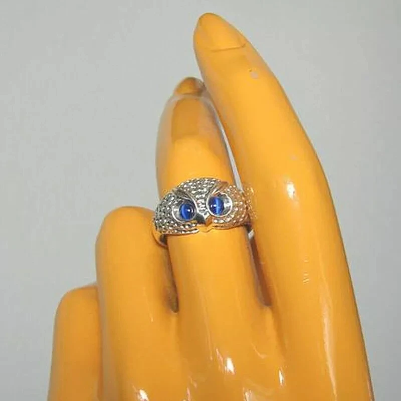 

YPAY Animal Owl Women Ring Fancy Dress Party Daily Wearable Cute Punk Female Delicate Factory Direct Selling Rings Wholesale