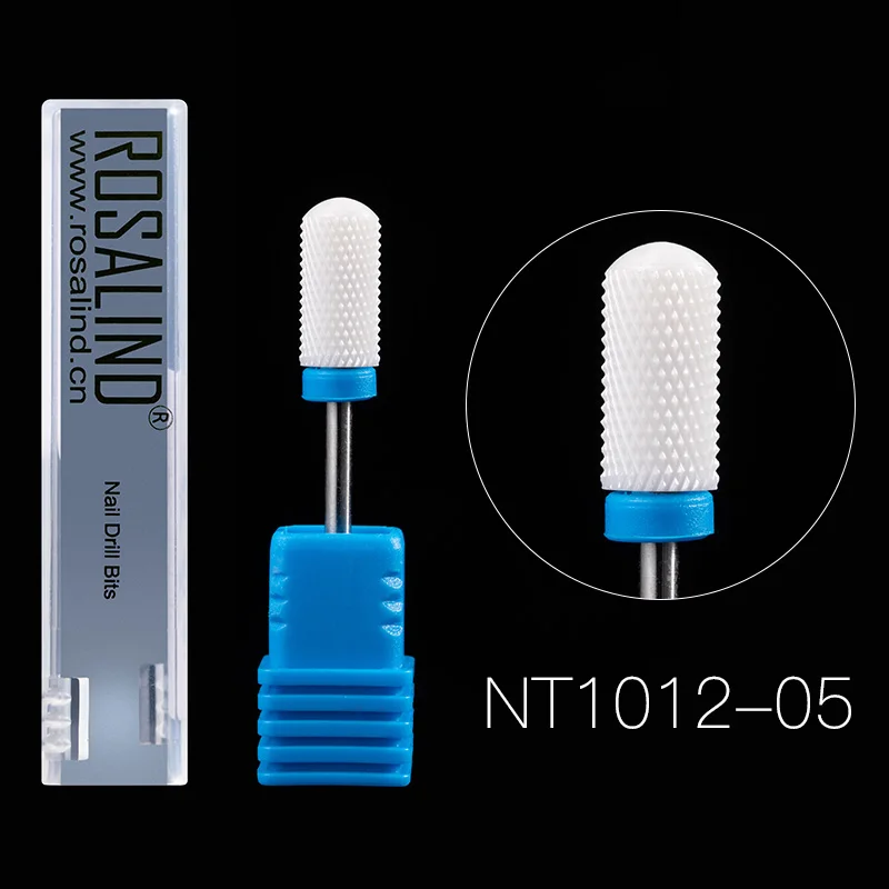 NT1012-05 ROSALIND керамический шлифовальный головной Бур для ногтей Rmove Arcylic поли гель порошок для ногтей Педикюр шлифовальный аппарат инструмент для ногтей - Цвет: NT1012-05