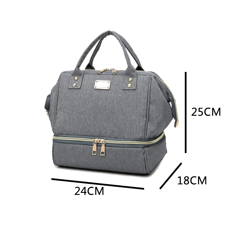 Рюкзак для мам с usb-портом сумки детских подгузников рюкзак ухода за ребенком