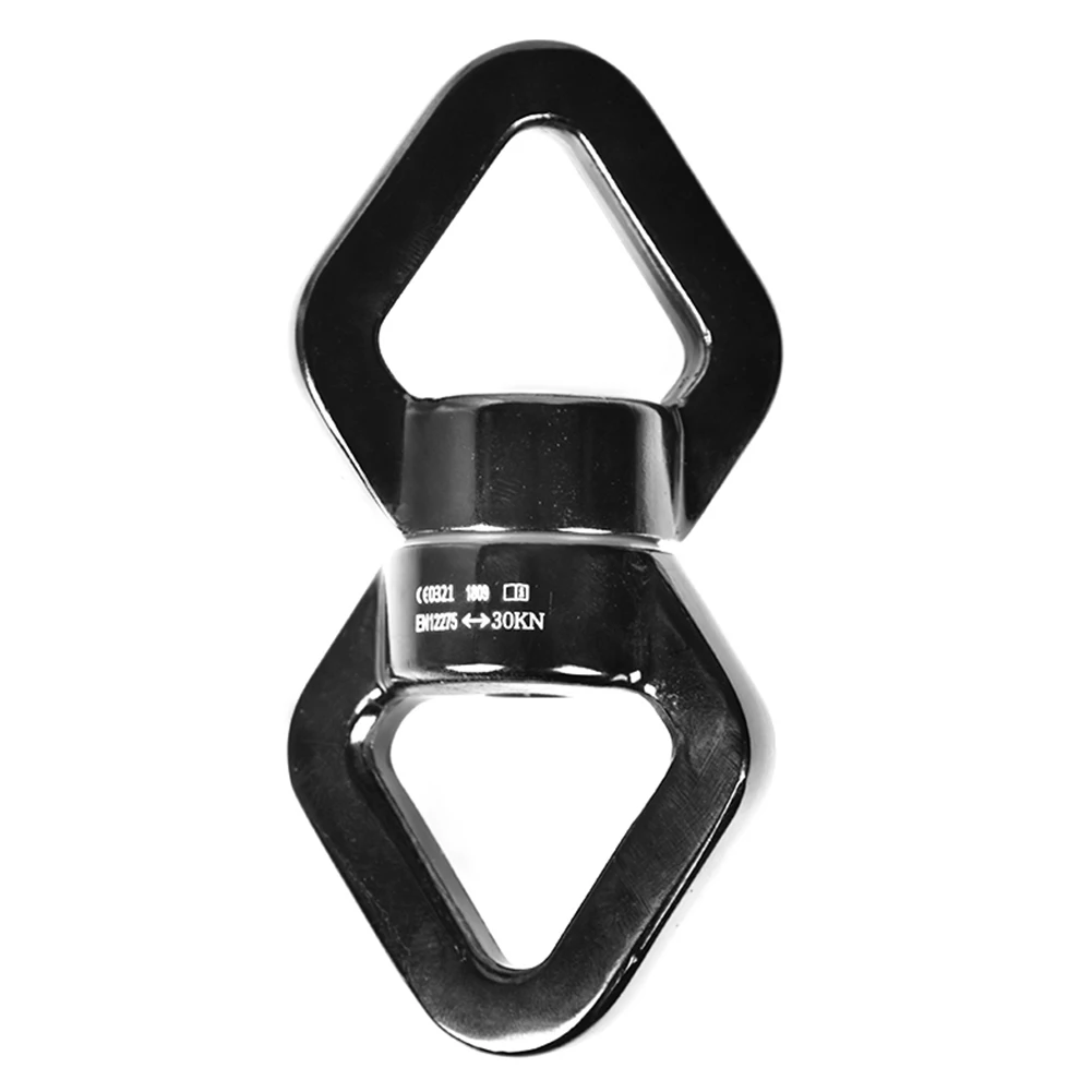 

30KN Yoga Accessories Universal Ring Gimbal Ring Rotary Connector Rotational Hammock Swing Spinner Rope Swivel Connector