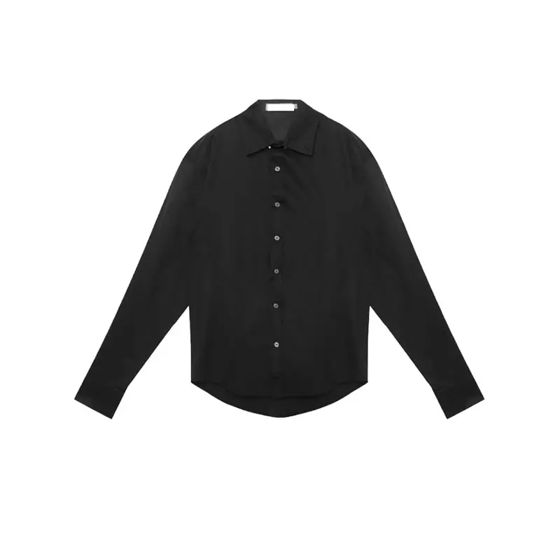 

XITAO Solid Color New Women Shirt Simplicity Turn-down Collar Casual Fashion Loose All-match 2021 Spring Autumn Trendy ZY5942