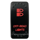 12 В 20A  24 В 10A двойной красный светодиод 5P ВКЛ.ВЫКЛ. SPST клавишный выключатель для внедорожника огни водонепроницаемый для автомобиля лодки грузовика автоматический выключатель