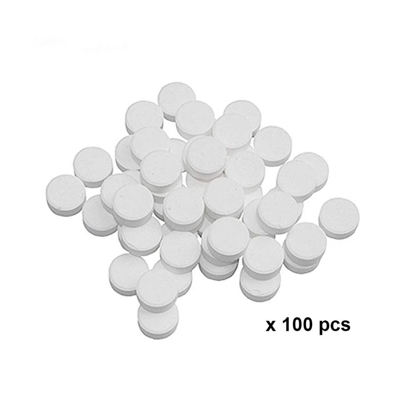 

100Pcs Coffee Machines Cleaning Effervescent Tablets Universal Descaling Solution for All Types Coffee Machines