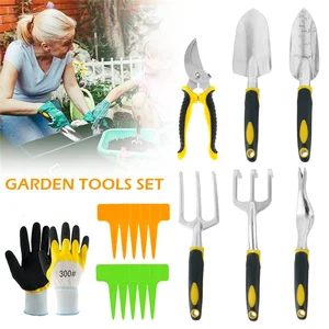 Gardening Tools Balcony Home-grown Potted Planting Flower Spade Shovel Rake Digging Suits Practical 10 PCS/Set Garden Tools 10 item image