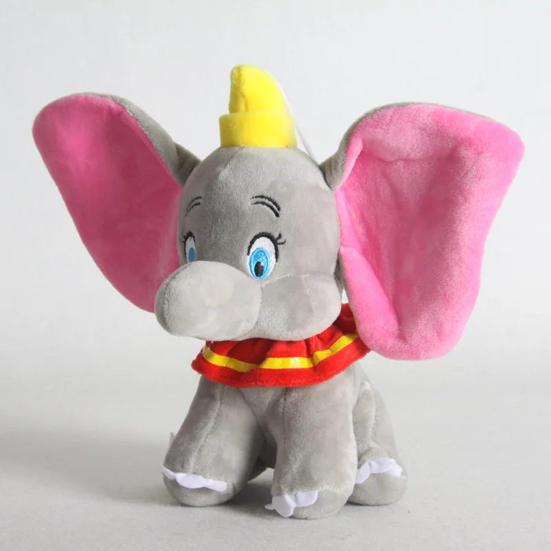 2 шт./партия милая плюшевая игрушка Dumbo кукла 15-25 см мультфильм клипсы в виде слона кулон брелок подарки для детей брелок