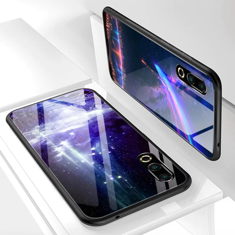 Чехол для Meizu 16s Pro M973Q чехол 16sPro из закаленного стекла Жесткий Meizu16s стеклянный |
