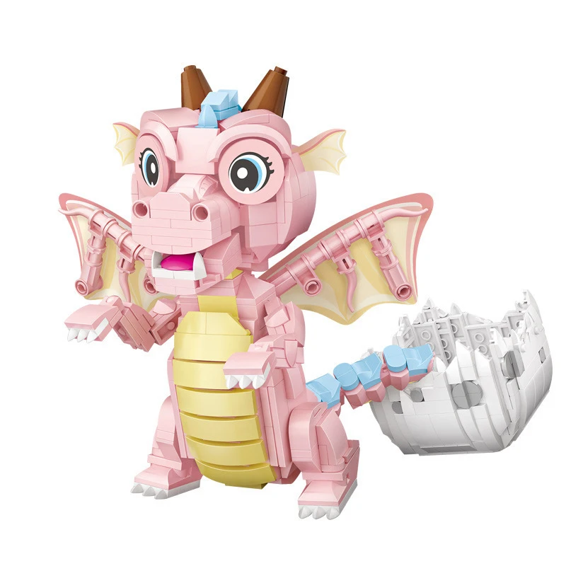 

Mini building Blocks baby dragon animal/lovely/girls Toys for kids Assemblage Educational Model Brinquedos 771pcs
