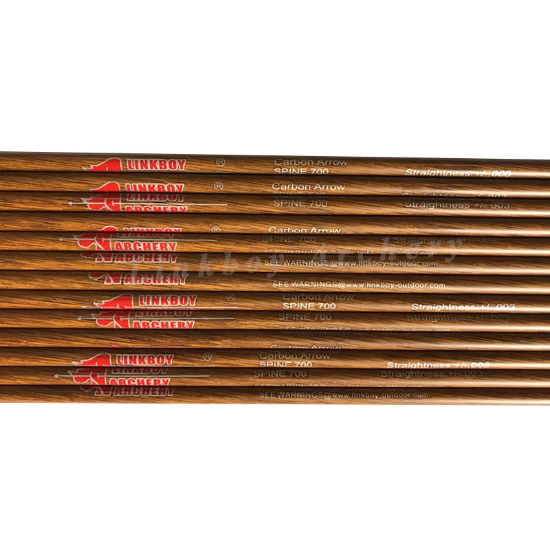 Стрелы из чистого карбона для стрельбы лука 12 шт стрелы ID 4 2 мм стержень 600 700 800 1000