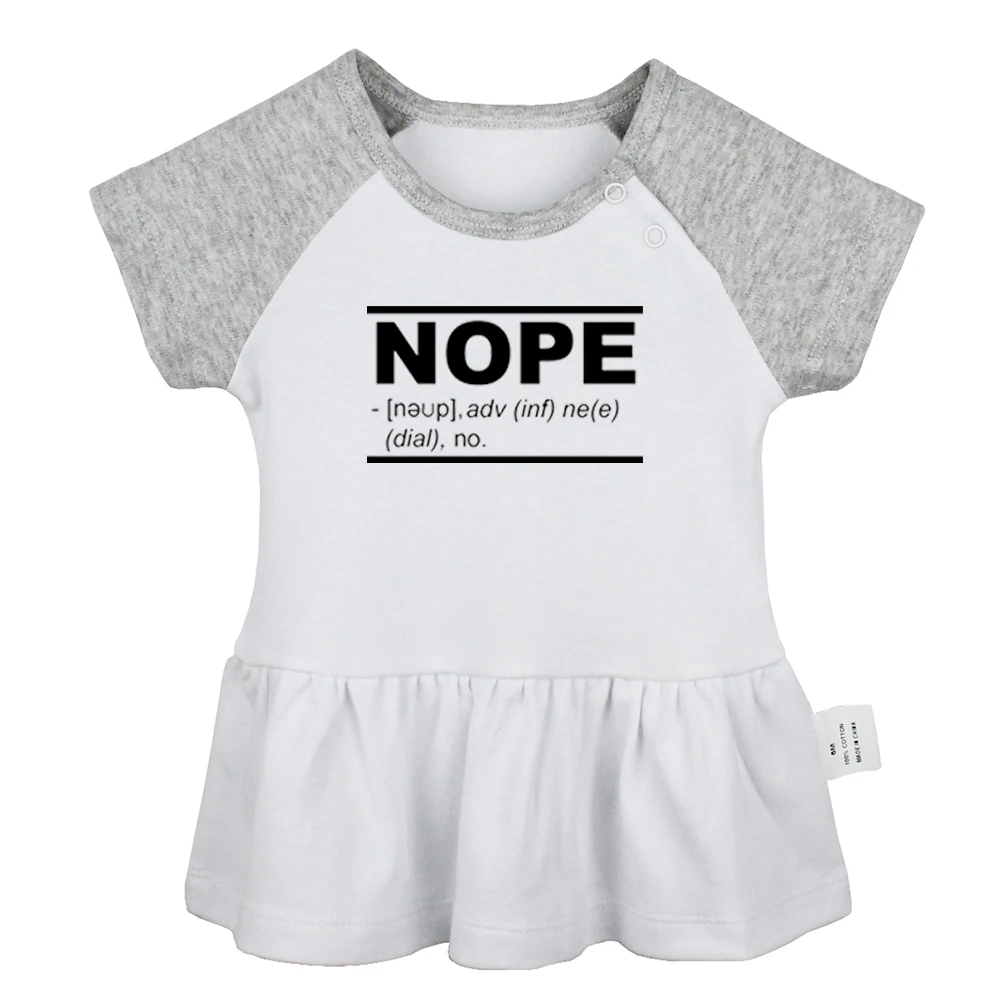 

Nope Phonetic Symbol Japanese Anime Fairy Tail Design Newborn Baby Girls Dresses Toddler Infant Cotton Clothes