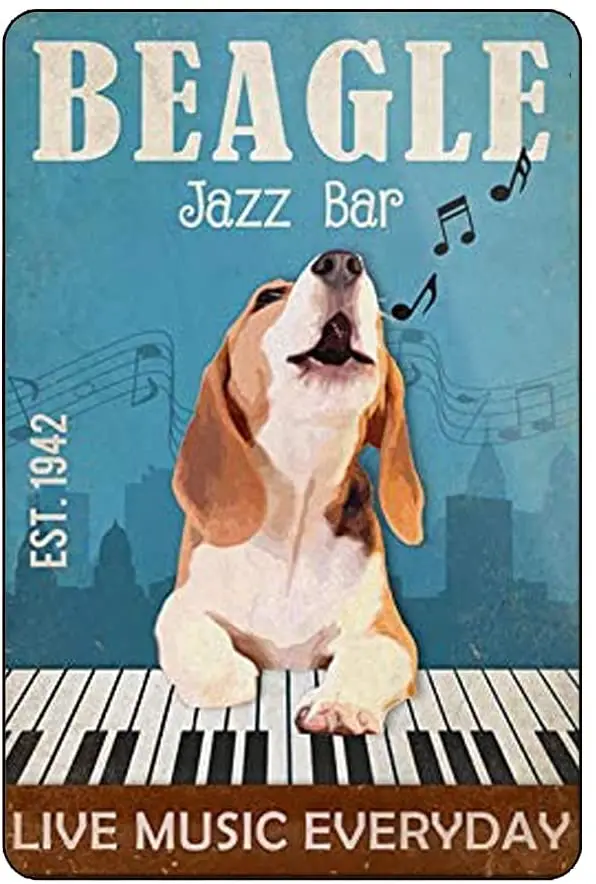 Оловянная металлическая подвеска в виде собаки 8 х12 дюймов | Дом и сад