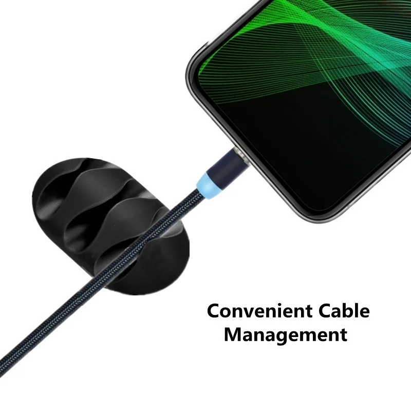 Новый органайзер для кабелей USB с 3 отверстиями устройство сматывания проводов
