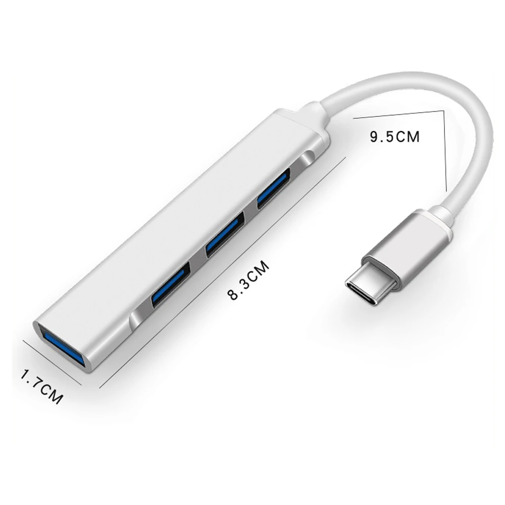 USB C концентратор Тип разветвитель 3 0 1 мульти Порты и разъёмы адаптер док станции
