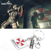 game residentsevils llavero %d0%b1%d1%80%d0%b5%d0%bb%d0%be%d0%ba thriller protective umbrella corporation keychain car key ring accessories necklace gift