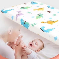 newborn baby mattress cover fitted sheet 60x120cm child bedspread bed linen set boys girls cotton baby crib bedding set