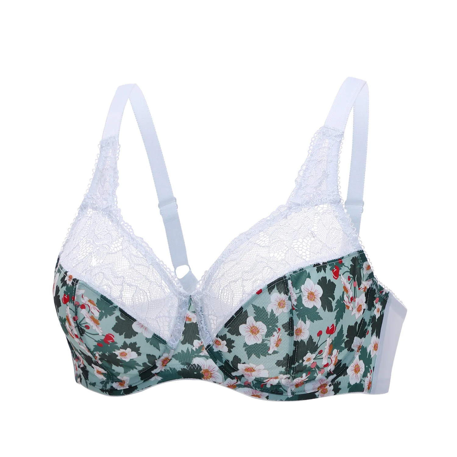 

Hot Sale Women's Beauty Lace Non Padded Minimizer Bra Full Figure Underwire