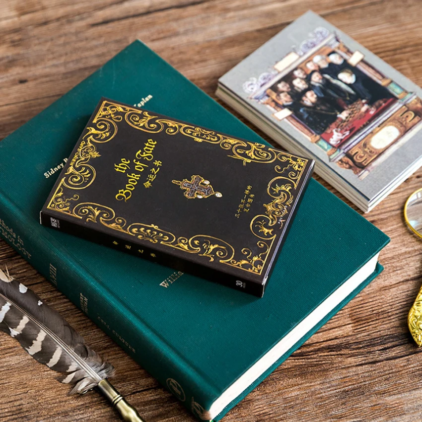 30 шт./лот ретро Книга судьбы Набор открыток поздравительная открытка конверт