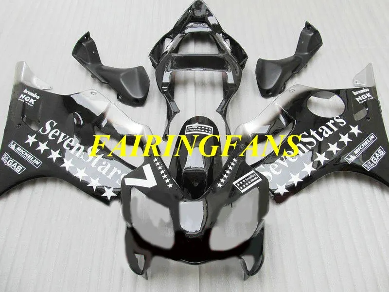 Инжекторный комплект для HONDA CBR600F4I 01 02 03 CBR600 F4I 600F4I 2001 2002 2003 серебро задняя